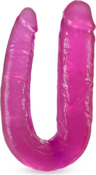 Розовый двусторонний фаллоимитатор Double Headed Dildo - 45 см.