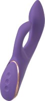 Фиолетовый вибратор-кролик Fingie с функцией Come-Hither - 21,6 см.