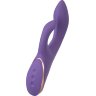Фиолетовый вибратор-кролик Fingie с функцией Come-Hither - 21,6 см.