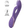 Фиолетовый вибратор-кролик Fingie с функцией Come-Hither - 21,6 см.