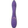 Фиолетовый вибратор-кролик Fingie с функцией Come-Hither - 21,6 см.