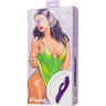 Фиолетовый вибратор-кролик Fingie с функцией Come-Hither - 21,6 см.