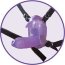 Фиолетовый вибростимулятор в виде рога носорога на регулируемых трусиках и с пультом ДУ  Цена 3 577 руб. - Фиолетовый вибростимулятор в виде рога носорога на регулируемых трусиках и с пультом ДУ