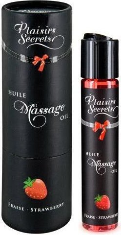 Массажное масло с ароматом клубники Huile de Massage Gourmande Fraise des Bois - 59 мл.
