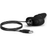 Черные анальные бусы с 3 моторами B-Vibe Cinco Anal Beads - 20,5 см.