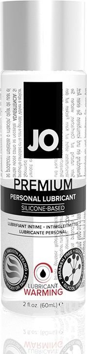 Возбуждающий лубрикант на силиконовой основе JO Personal Premium Lubricant Warming - 60 мл.