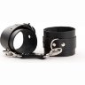 Черные кожаные наручники Ladys Arsenal