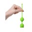 Зеленые вагинальные шарики A-Toys с ушками  Цена 1 198 руб. - Зеленые вагинальные шарики A-Toys с ушками