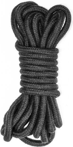 Черная веревка Do Not Disturb - 5 м.