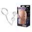 Кольцо на пенис с анальным стимулятором Two Bead Stainless Steel Anal Hook Cock Ring - Кольцо на пенис с анальным стимулятором Two Bead Stainless Steel Anal Hook Cock Ring