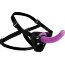 Лиловый поясной страпон Navigator Silicone G-Spot Dildo with Harness - 17,8 см. - Лиловый поясной страпон Navigator Silicone G-Spot Dildo with Harness - 17,8 см.