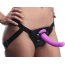 Лиловый поясной страпон Navigator Silicone G-Spot Dildo with Harness - 17,8 см. - Лиловый поясной страпон Navigator Silicone G-Spot Dildo with Harness - 17,8 см.