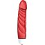 Красный вибратор с рёбрышками Mr. Big Intense - 18,4 см.  Цена 4 632 руб. - Красный вибратор с рёбрышками Mr. Big Intense - 18,4 см.