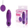 Фиолетовое виброяйцо Cosmo с пультом управления вибрацией
