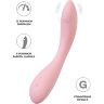 Розовый G-вибратор со стимулирующим шариком Mitzi - 21 см.
