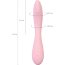 Розовый G-вибратор со стимулирующим шариком Mitzi - 21 см.  Цена 9 044 руб. - Розовый G-вибратор со стимулирующим шариком Mitzi - 21 см.