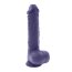 Фиолетовый вибратор на присоске с поступательными движениями Pleasure Rider - 22,2 см.  Цена 20 619 руб. - Фиолетовый вибратор на присоске с поступательными движениями Pleasure Rider - 22,2 см.