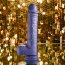 Фиолетовый вибратор на присоске с поступательными движениями Pleasure Rider - 22,2 см.  Цена 20 619 руб. - Фиолетовый вибратор на присоске с поступательными движениями Pleasure Rider - 22,2 см.