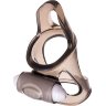 Дымчатая насадка на пенис Toyfa XLover с вибропулей
