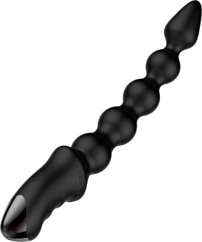 Черный гибкий вибростимулятор Nexus Bendz - 29,2 см.