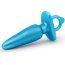 Голубая анальная пробка с кольцом Sleek Tapered Silicone Plug - 15 см. - Голубая анальная пробка с кольцом Sleek Tapered Silicone Plug - 15 см.