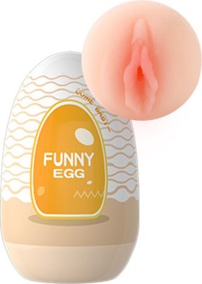 Мастурбатор-вагина в форме яйца Funny Egg  Цена 1 282 руб. Длина: 9 см. Диаметр: 4 см. Мастурбатор-яйцо, идеально имитирующее тип женского влагалища. Визуальная и тактильная реалистичность, внутренняя ребристая поверхность и компактный дизайн вместе с удобным чехлом в форме яйца делают мастурбатор настоящим сокровищем, созданным лично для вас. Подобная секс-игрушка для мужчин вовсе не выглядят как таковая благодаря пластиковому чехлу, который помимо гигиенической функции, служит еще и хорошим камуфляжем. Мужской мастурбатор Funny Egg - это всегда «да»! Материал товара – гипоаллергенный медицинский силикон, который достаточно просто сполоснуть под струей теплой воды после использования. Страна: Китай. Материал: силикон.