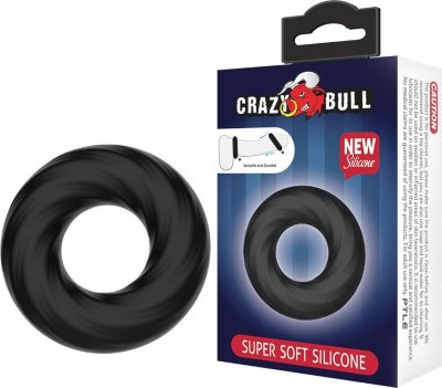 Чёрное эластичное эрекционное кольцо Super Soft  Цена 1 209 руб. Длина: 5 см. Диаметр: 5 см. Чёрное эластичное эрекционное кольцо Super Soft. Внутренний диаметр - 1,9 см. Страна: Китай. Материал: силикон.