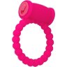 Розовое виброкольцо на пенис A-toys из силикона