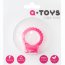 Розовое виброкольцо на пенис A-toys из силикона - Розовое виброкольцо на пенис A-toys из силикона