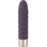 Фиолетовый мини-вибратор Elegant Diamond Vibe - 15 см.
