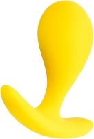 Желтая анальная втулка Blob - 5,5 см.