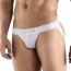 Белые перфорированные трусы-джоки Clever Ambar Jockstrap  Цена 4 785 руб. - Белые перфорированные трусы-джоки Clever Ambar Jockstrap