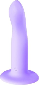 Сиреневый нереалистичный дилдо Stray - 16,6 см.