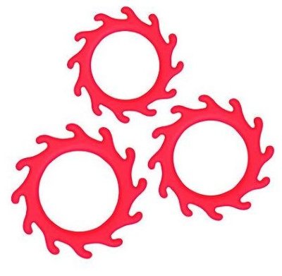 Набор из 3 красных эрекционных колец Renegade Gears  Цена 2 737 руб. Набор из 3 красных эрекционных колец Renegade Gears. Выполнены из эластичного силикона. Диаметр колец - 3,5, 4 и 4,5 см. Страна: Китай. Материал: силикон.
