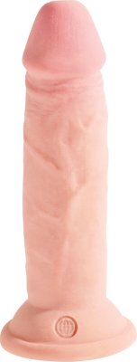 Телесный фаллоимитатор на присоске 6 Triple Density Cock - 18,4 см. Длина: 18.4 см. Диаметр: 4.3 см. Уникальность ощущений, невероятная реалистичность заключены в новой серии фаллоимитаторов King Cock Plus. Каждая модель из серии имеет жесткий внутренний стержень, мягкую внешнюю оболочку, реалистичные головку,мошонку и венки и прочную присоску! Улучшенный дизайн и формула обеспечивают превосходную реалистичность с мягким, реалистичным внешним видом, создавая ощущение и гибкость настоящего члена. -Изготовлен из превосходного реалистичного Fanta Flesh® TPE -Подробная текстура кожи обеспечивает еще больше реалистичности -Присоска прочно крепится к большинству плоских поверхностей, предотвращая скольжение при нагревании, ее конструкция позволяет создать эффект 3D текстуры фаллоимитатора в процессе использования, что увеличивает реалистичность игрушки в разы. -Формула с менее ощутимым ароматом материала -Широкая база совместима с ремнями страпонов с креплением на кольцо. Рабочая длина - 15,2 см. Страна: Китай. Материал: термопластичный эластомер (TPE).