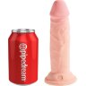 Телесный фаллоимитатор на присоске 6 Triple Density Cock - 18,4 см.