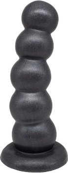 Черная насадка-плаг на харнесс PLATINUM 9 - 24 см.