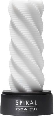 Белый 3D мастурбатор SPIRAL Длина: 11.6 см. Tenga 3D Spiral – само удовольствие в 3D от Tengа. В отличие от традиционных мастурбаторов, этот выполнен в форме спирали, состоящей из маленьких мяконьких лесенок. Вывернув игрушку гладкой стороной наружу, воспользовавшись лубрикантом и проникнув членом в тугой тоннель, вы почувствуете, как голова станет кружиться от удовольствия. Чувственные интимные объятия, восхитительное скольжение, касание нежных стеночек… ох, Spiral, никто с тобой не сравнится. Страна: Япония. Материал: эластомер (полиэтилен гель).