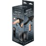 Черный женский пояс BEST SELECT с 3 насадками и вибрацией
