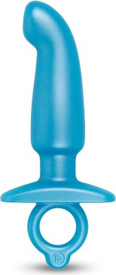 Голубая анальная пробка для массажа простаты Hither Silicone Prostate Plug - 14,3 см. Длина: 14.3 см. Диаметр: 3.1 см. Получите удовольствие с помощью силиконовой пробки для простаты b-Vibe Hither! Эта эргономичная секс-игрушка имитирует движение пальца «иди сюда», массируя точку P или ударяя по точке G с предельной точностью. Он достаточно универсальный, для использования как мужчиной, так и женщиной. Безопасное введение и извлечение становится легким благодаря большому ограничительному основанию и удобному кольцу для пальца. Силиконовая пробка для простаты b-Vibe Hither на 100% безопасна для тела и полностью водонепроницаема, ее можно использовать в ванне и душе. Рабочая длина - 11,1 см. Страна: Китай. Материал: силикон.