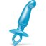 Голубая анальная пробка для массажа простаты Hither Silicone Prostate Plug - 14,3 см. - Голубая анальная пробка для массажа простаты Hither Silicone Prostate Plug - 14,3 см.