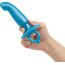 Голубая анальная пробка для массажа простаты Hither Silicone Prostate Plug - 14,3 см. - Голубая анальная пробка для массажа простаты Hither Silicone Prostate Plug - 14,3 см.