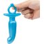 Голубая анальная пробка для массажа простаты Hither Silicone Prostate Plug - 14,3 см. - Голубая анальная пробка для массажа простаты Hither Silicone Prostate Plug - 14,3 см.