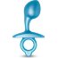 Голубая анальная пробка для массажа простаты Bulb Silicone Prostate Plug - 10,7 см. - Голубая анальная пробка для массажа простаты Bulb Silicone Prostate Plug - 10,7 см.