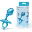 Голубая анальная пробка для массажа простаты Bulb Silicone Prostate Plug - 10,7 см. - Голубая анальная пробка для массажа простаты Bulb Silicone Prostate Plug - 10,7 см.