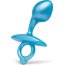 Голубая анальная пробка для массажа простаты Bulb Silicone Prostate Plug - 10,7 см. - Голубая анальная пробка для массажа простаты Bulb Silicone Prostate Plug - 10,7 см.