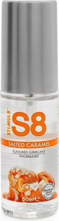 Лубрикант S8 Flavored Lube со вкусом солёной карамели - 50 мл.