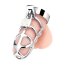 Серебристая металлическая клетка для члена с замком Enslave Cock Cage - Серебристая металлическая клетка для члена с замком Enslave Cock Cage