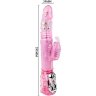 Вибромассажер Mariposa Tulip с клиторальным вибростимулятором, ротационным и поступательными режимами - 29,5 см.