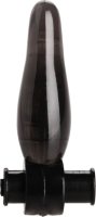 Дымчатая анальная мини-пробка с вибропулей Vibrating Bum Tickler Mini Anal Plug - 6,3 см.